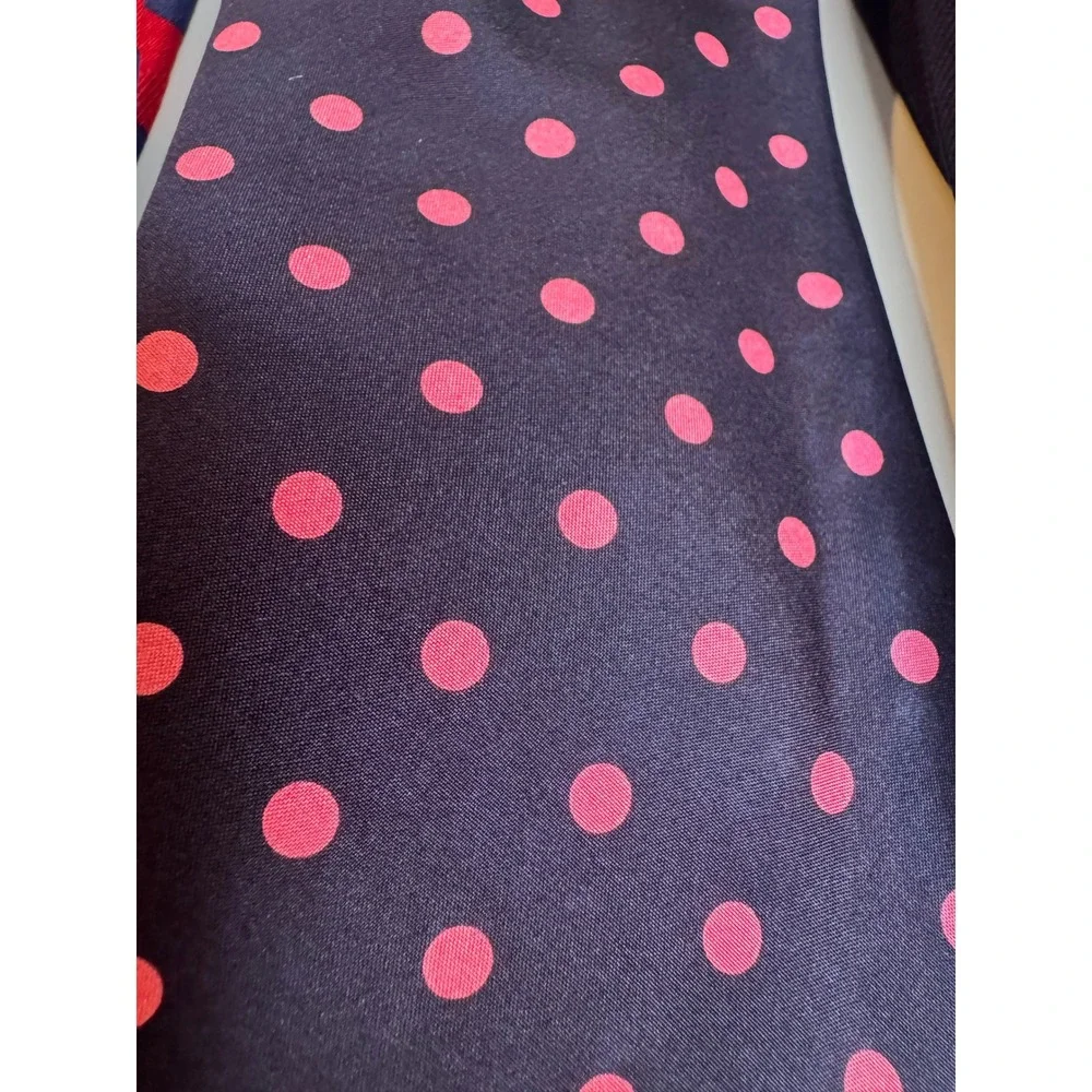 VTG Polka Dot Ties Designer Silk Tommy Hilfiger Bill Blass Lands End‎ JC Penney